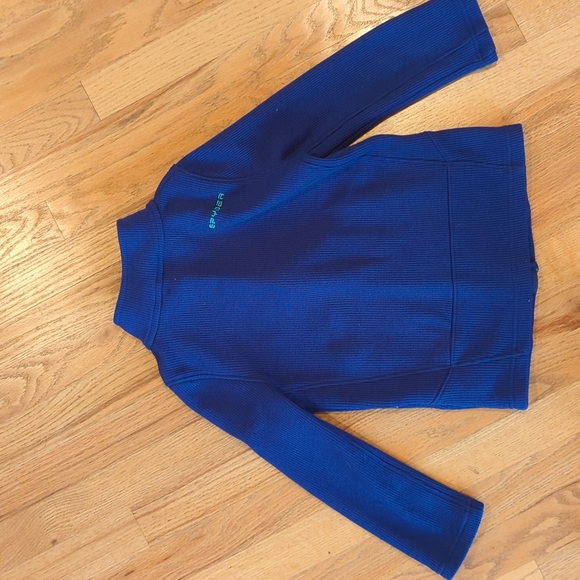 Spyder girls knit zip up sweatshirt size 7/8 - Picture 4 of 5